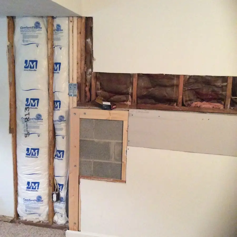 Wall insulation replacement during Structural Drying in Antioch